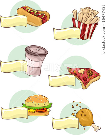 Fast Food Menu Elements 16477455