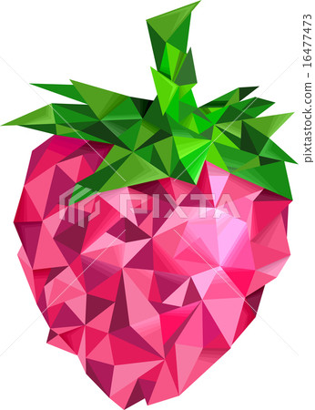 Abstract Strawberry Geometric Design 16477473