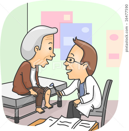 Senior Man Knee Check Up 16477590