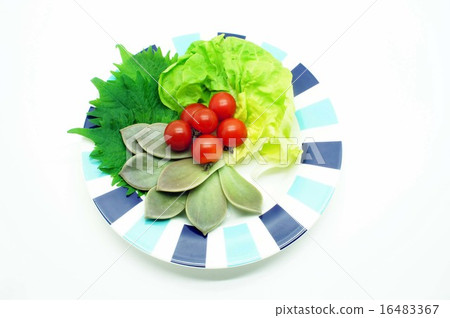 Salad with graparaf fur 16483367
