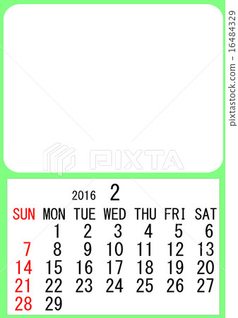 16 Calendar Template Stock Illustration