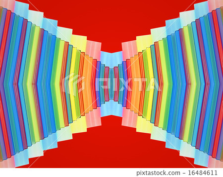 Prospective multicolored striped background. 16484611