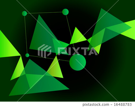 Neon Green Abstract Geometric Shape Vector Neon Green Abstract Geometric Shape Vector 16488783