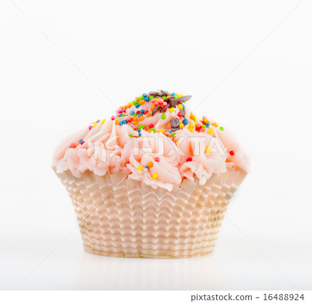 Beautiful pink cupcake Beautiful pink cupcake 16488924