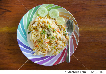 Fried rice in Thai style, Thai cuisine Fried rice in Thai style, Thai cuisine 16489102