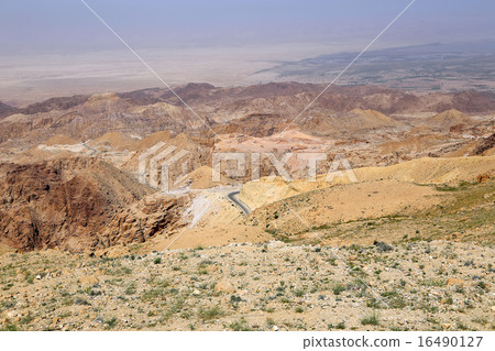 desert mountain landscape, Jordan, Middle East 16490127