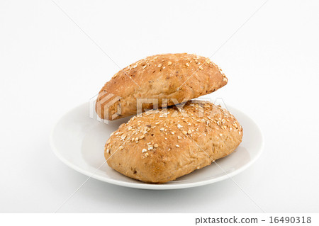 Bread on a plate Bread on a plate 16490318