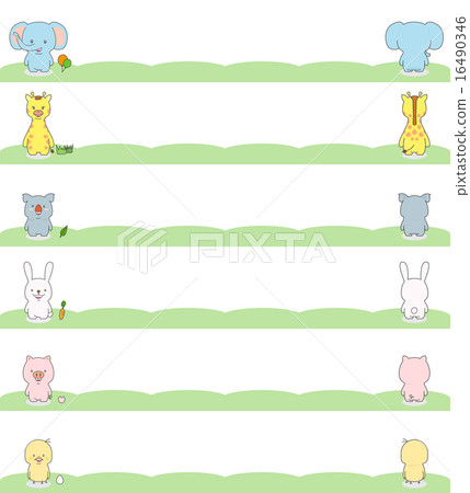 6 kinds of animals Title material 6 kinds of animals Title material 16490346