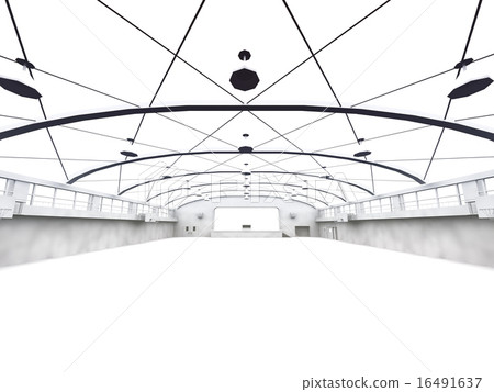 White gymnasium White gymnasium 16491637