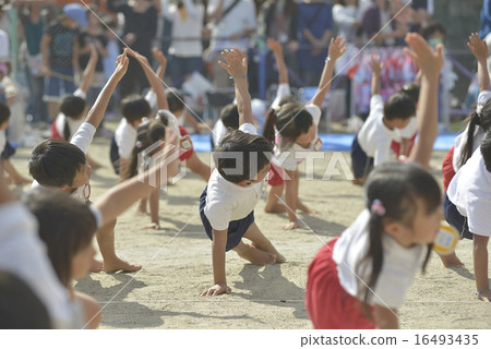 Kindergarten sports festival Kindergarten sports festival 16493435
