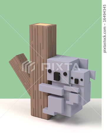 Koala parent and child 16494345