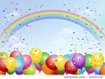 Balloon background festival background with balloons 16495138