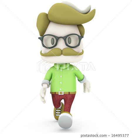 Hipster Walking 16495377