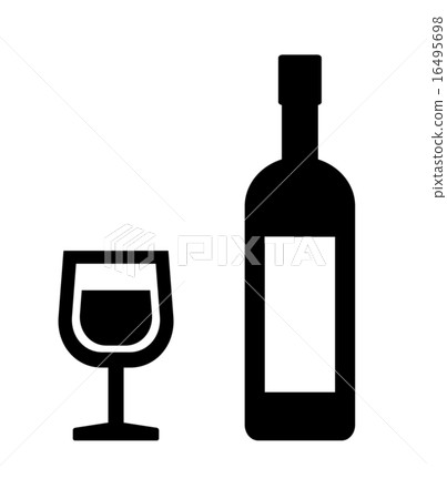 酒杯和瓶子 16495698