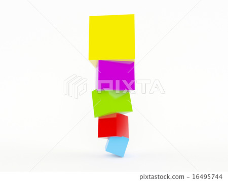 Colorful cubes graph 16495744