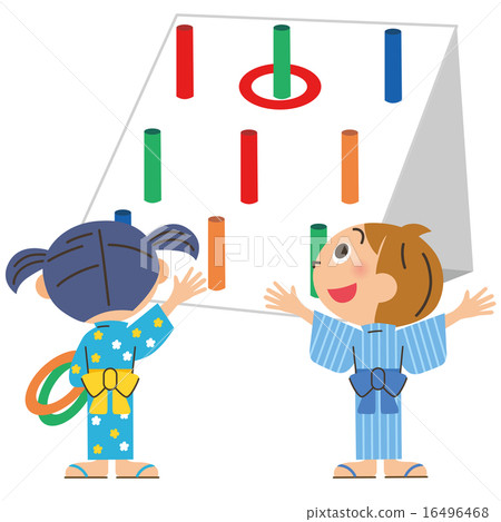 孩子們玩環投擲 孩子們玩環投擲 16496468