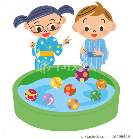 Yo-yo fishing kids Yo-yo fishing kids 16496469