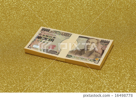 Japanese yen wedding golden background Japanese yen wedding golden background 16498778
