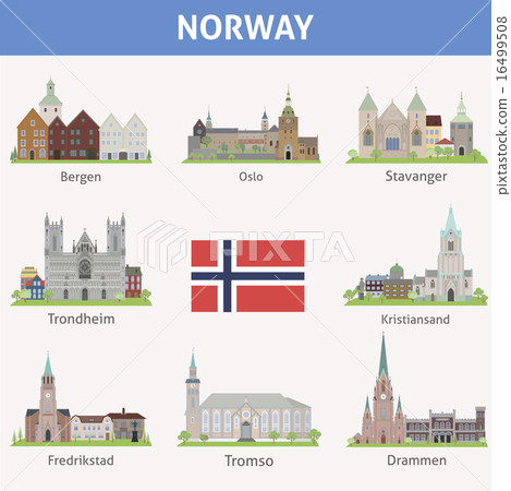 Norway. Symbols of cities 16499508