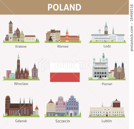 Poland. Symbols of cities 16499516