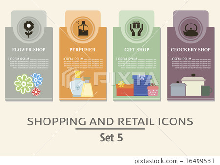 Shopping and retail  labels 16499531