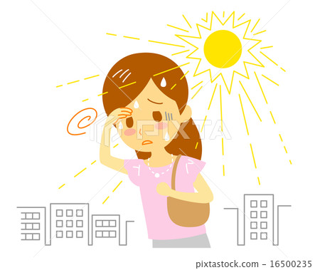 中暑的女性 16500235