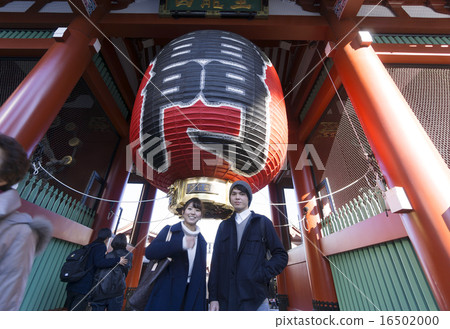 東京旅遊形象淺草Kaminarimon夫婦 16502000