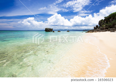 在沖繩·Koryi島的海灘 在沖繩·Koryi島的海灘 16506023