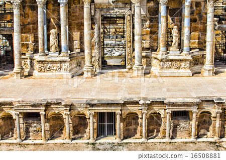 Ruins of theater in ancient Hierapolis 16508881