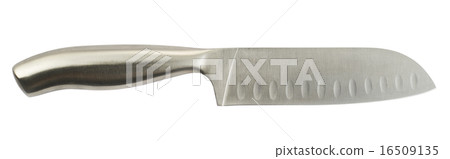 Stainless steel kitchen knife isolated Stainless steel kitchen knife isolated 16509135