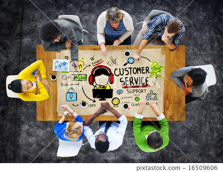Customer Service Support Assistance Service Help Guide Concept Customer Service Support Assistance Service Help Guide Concept 16509606
