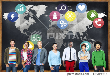 Global Communication World Earth Connection Network Concept 16509983