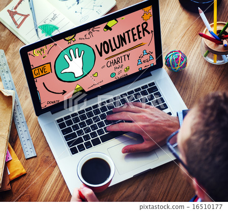 Volunteer Charity Help Sharing Giving Donate Assisting Concept Volunteer Charity Help Sharing Giving Donate Assisting Concept 16510177