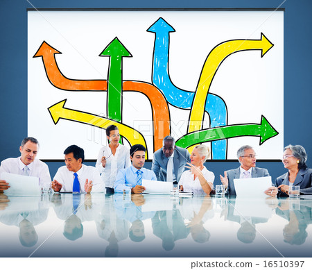 Directions Choice Change Change Decision Making Concept 16510397