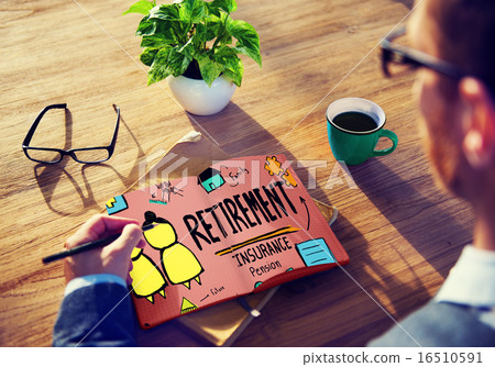 Retirement Insurance Pension Saving Plan Benefits Travel Concept 16510591