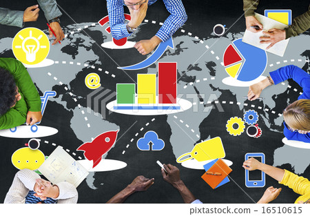 Marketing Global Business Growth Commercial Media Concept Marketing Global Business Growth Commercial Media Concept 16510615