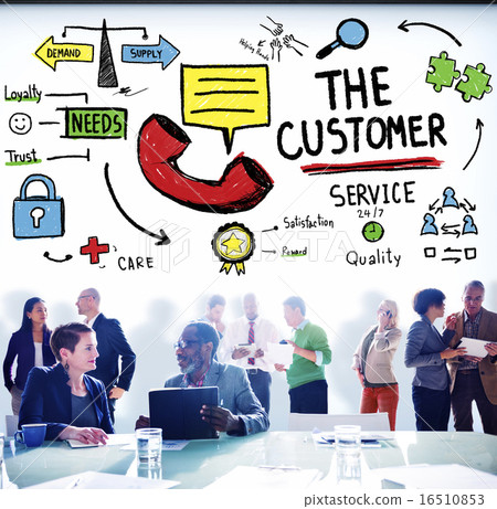 Customer Service Support Solution Assistance Aid Concept 16510853