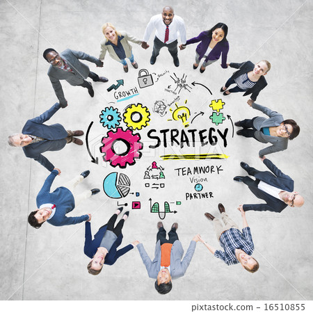 Strategy Solution Tactics Teamwork Growth Vision Concept 16510855