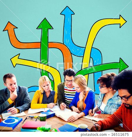 Directions Choice Change Change Decision Making Concept 16511675