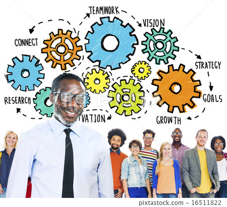 Team Teamwork Goals Strategy Vision Business Support Concept Team Teamwork Goals Strategy Vision Business Support Concept 16511822