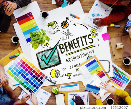 Benefits Gain Profit Earning Income Design Meeting Concept 16512007