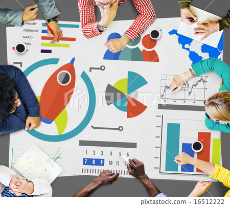 New Business Chart Innovation Teamwork Global Business Concept New Business Chart Innovation Teamwork Global Business Concept 16512222