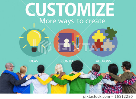 Customize Ideas Identity Individuality Innovation Personalize Co 16512280