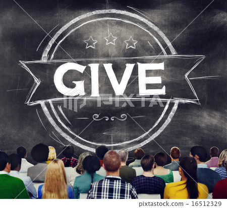 Give Help Donation Support Provide Volunteer Concept 16512329