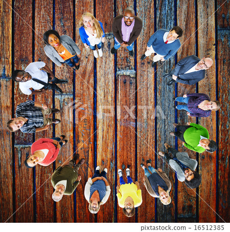 图库照片: diversity group of business people community team