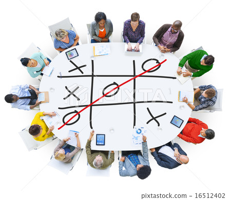 Tic Tac Toe Game Competition XO Win Challecge Concept Tic Tac Toe Game Competition XO Win Challecge Concept 16512402