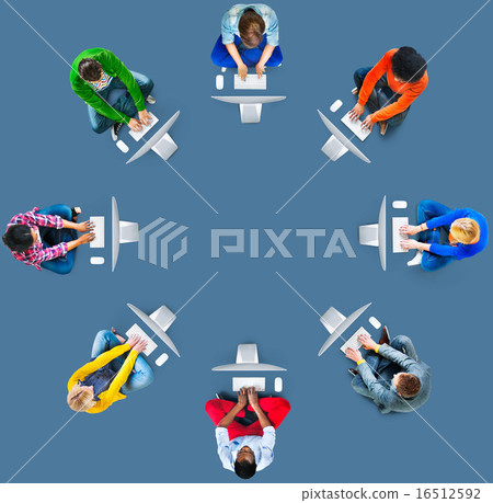 Diversity Teamwork Communication Digital Networking Concept 16512592