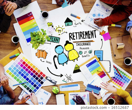 Diversity Casual People Employee Retirement Discussion Brainstor Diversity Casual People Employee Retirement Discussion Brainstor 16512687