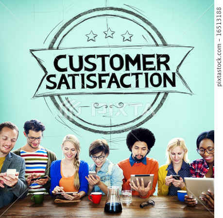 Customer Satisfaction Support Service Quality Concept Customer Satisfaction Support Service Quality Concept 16513188