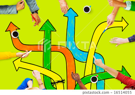 Directions Choice Change Change Decision Making Concept Directions Choice Change Change Decision Making Concept 16514055